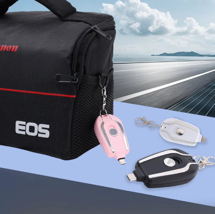 Carregador Portátil Turbo para Chaveiro - PowerKey