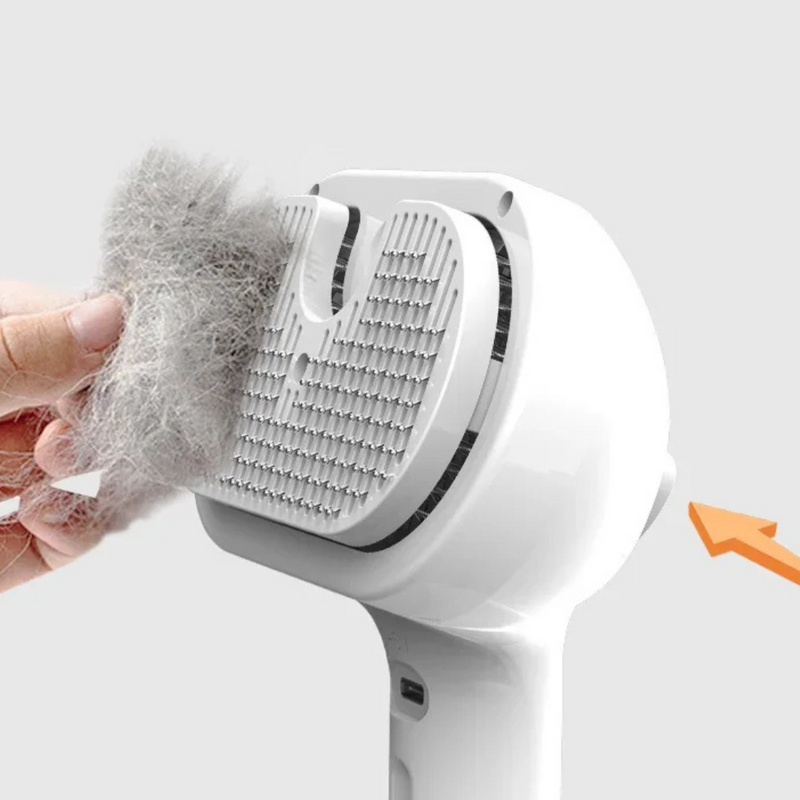 Escova Autolimpante com Vapor para Pets - FurCare Pro