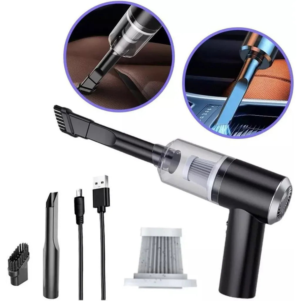 Aspirador de Mão Portátil para Carro e Casa - PowerClean