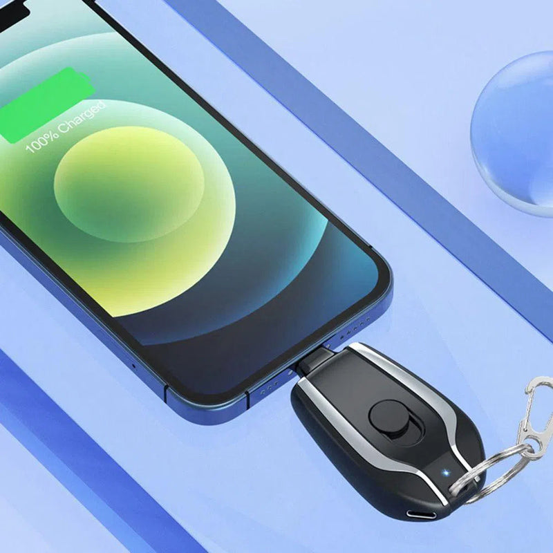 Carregador Portátil Turbo para Chaveiro - PowerKey