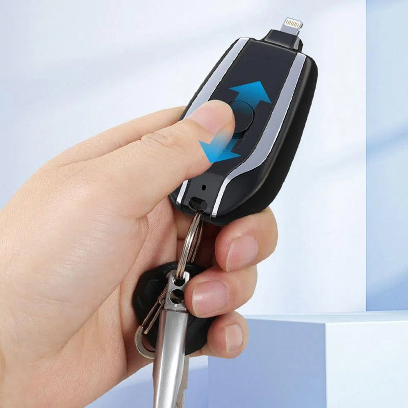 Carregador Portátil Turbo para Chaveiro - PowerKey
