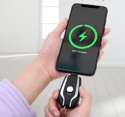 Carregador Portátil Turbo para Chaveiro - PowerKey
