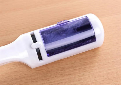 Escova Removedora de Pelos Eletrostática Dupla Face