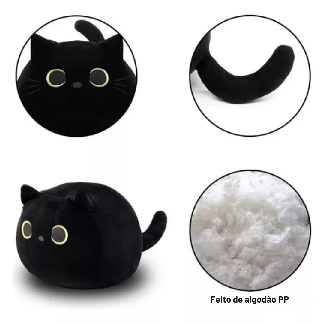 Gato de Pelúcia - Almofada Macia 10/30CM
