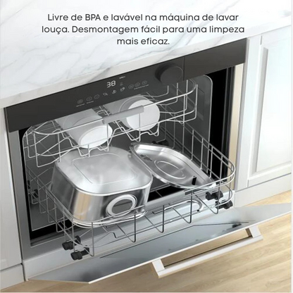 Fonte de Água Automática em Aço Inoxidável 3,2L – Bebedouro Inteligente para Gatos e Cães