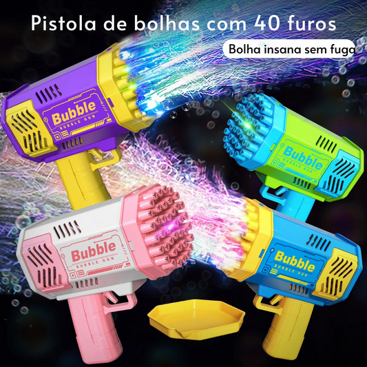 Lançador de Bolhas de 40 Furos