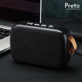 Caixa de Som Bluetooth Portátil com Subwoofer – Recarregável e com Rádio FM Integrado