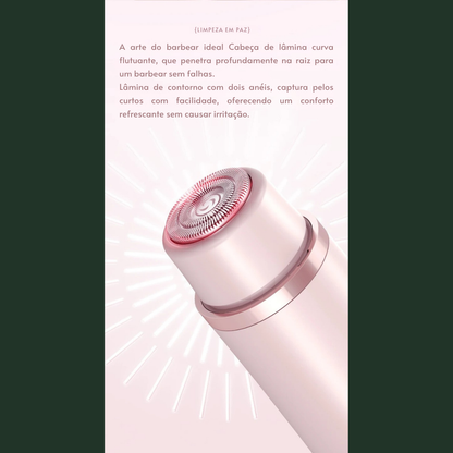 Aparador de Pelos Elétrico Feminino 2 em 1