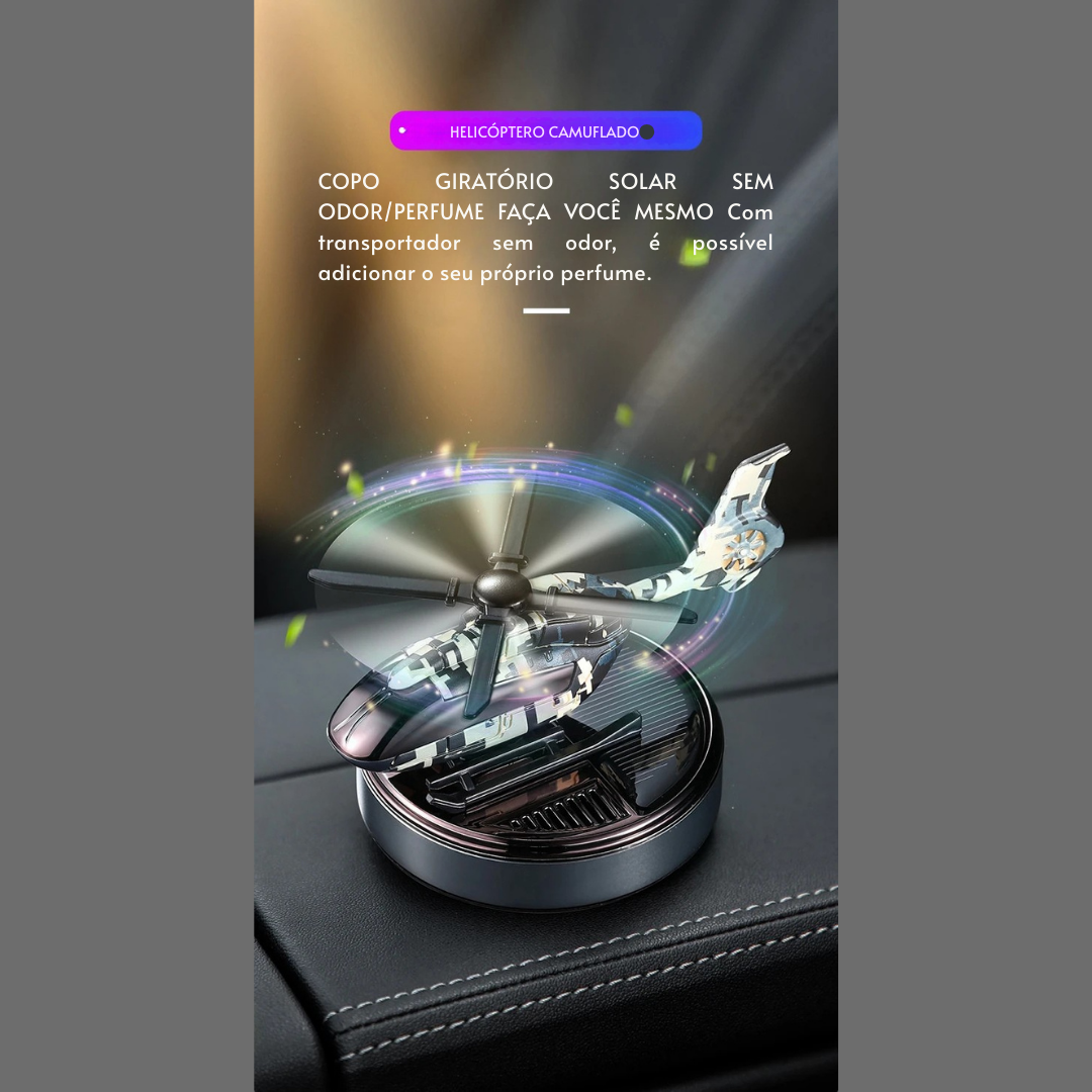 Difusor de Aromas  para Carro Helicóptero  – Acessório Decorativo