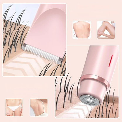 Aparador de Pelos Elétrico Feminino 2 em 1