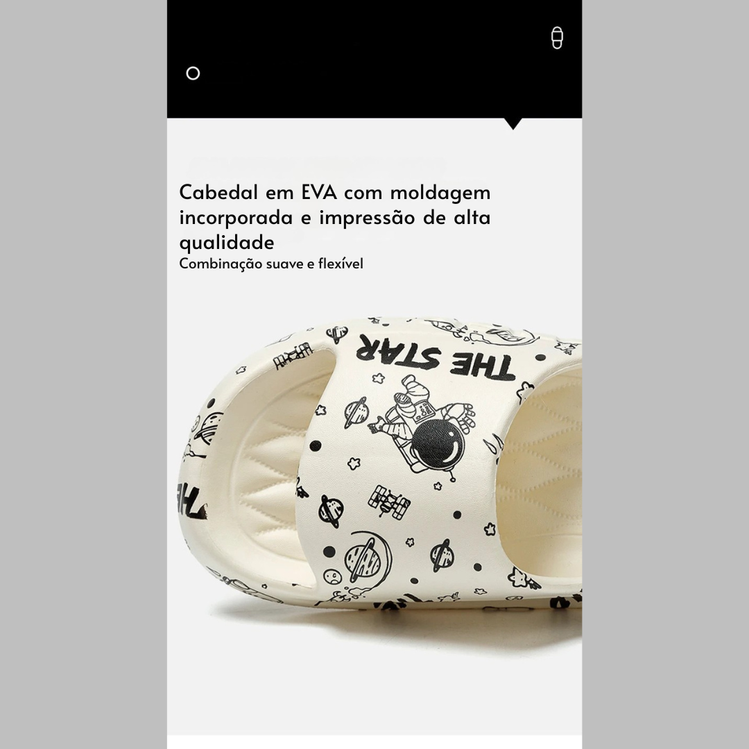 Chinelos Plataforma Antiderrapantes Unissex