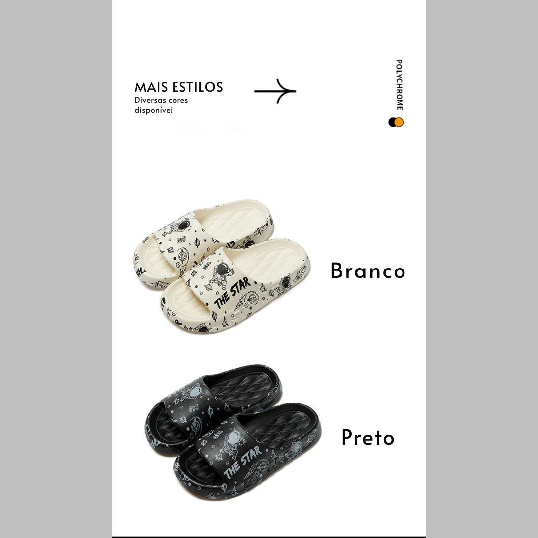 Chinelos Plataforma Antiderrapantes Unissex