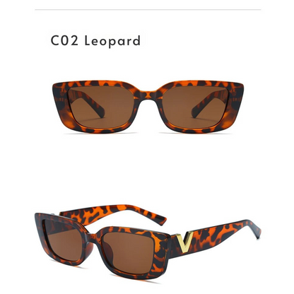 Óculos de Sol Retangular Femininos - Soleil Chic