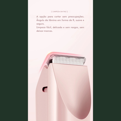 Aparador de Pelos Elétrico Feminino 2 em 1