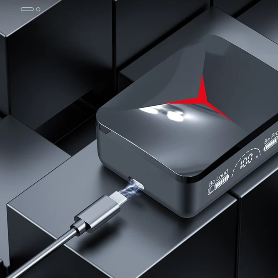 Fones de Ouvido M90 TWS Bluetooth – Controle Touch, Cancelamento de Ruído, Estéreo HiFi e Microfone Integrado