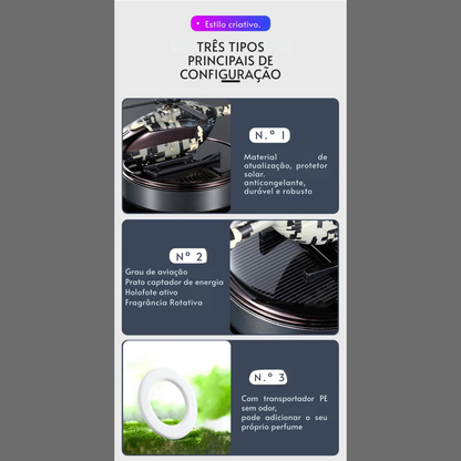 Difusor de Aromas  para Carro Helicóptero  – Acessório Decorativo