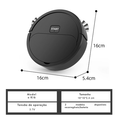 Robô Aspirador 3 em 1 - Keledi K16