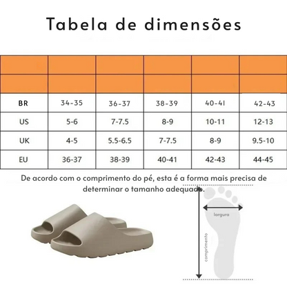 Chinelo Plataforma Unissex – Super Macio e Leve