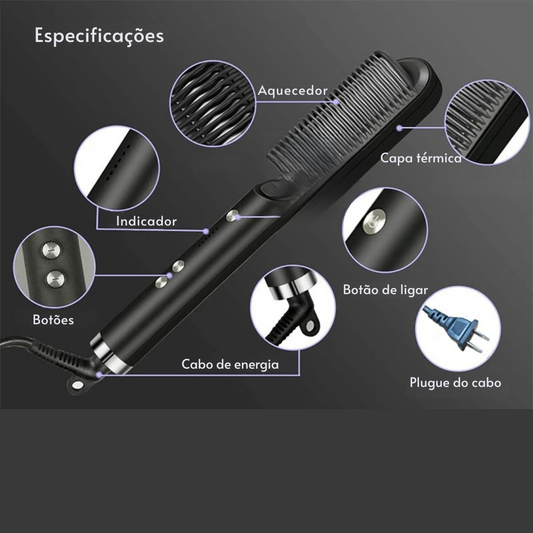 Escova Alisadora Elétrica ROFAELEC