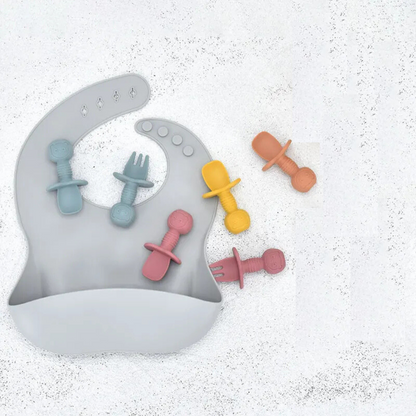 Conjunto de Pratos de Silicone para Bebês
