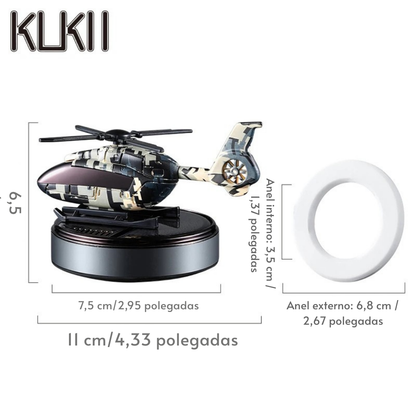 Difusor de Aromas  para Carro Helicóptero  – Acessório Decorativo