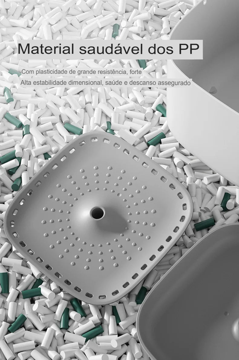 Fonte de Água Automática para Gatos 3L – Filtragem, Recirculação e Silenciosa USB