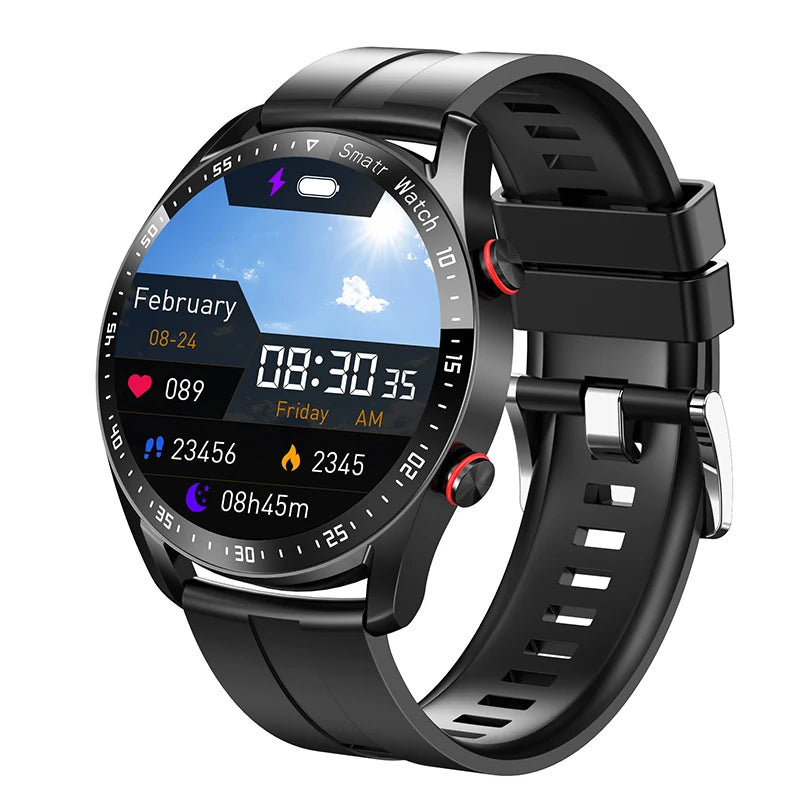 Smartwatch Masculino com ECG + PPG, Chamadas via Bluetooth e Monitoramento de Saúde – ChiBear