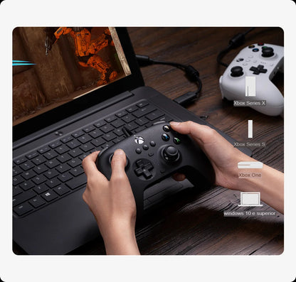 Controle com Fio 8BitDo Ultimate – Joystick com Sensor Hall Effect para Xbox e PC