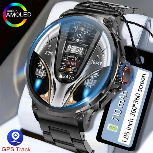 Smartwatch ChiBear – Tela AMOLED Ultra HD 1.85" | Bateria 710mAh | Chamadas Bluetooth | IP68