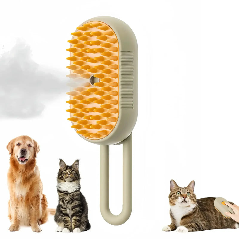 Escova Autolimpante com Vapor para Pets - FurCare Pro