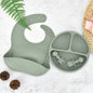Conjunto de Pratos de Silicone para Bebês