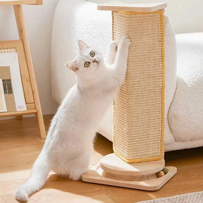 Tapete Arranhador de Sisal Natural para Gatos – Proteção para Piso, Sofá e Carpete