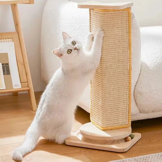 Tapete Arranhador de Sisal Natural para Gatos – Proteção para Piso, Sofá e Carpete
