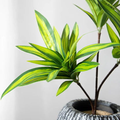 Palmeira Artificial Tropical com 3 Galhos – 36cm