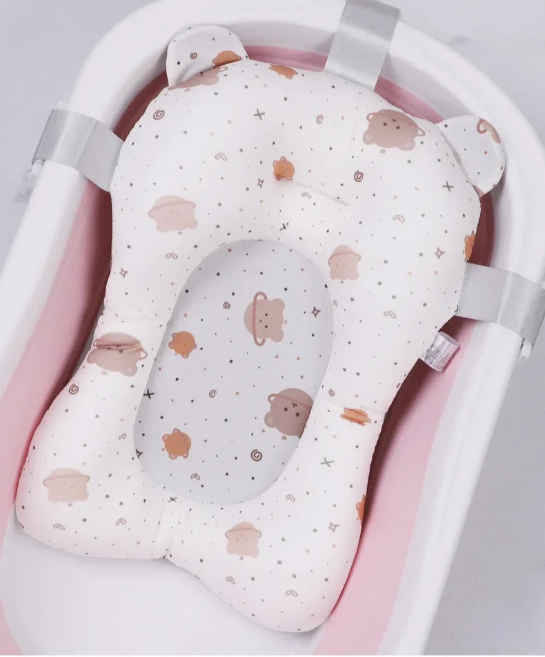 Almofada de Banho Dobrável Antiderrapante para Bebês - Conforto e Segurança