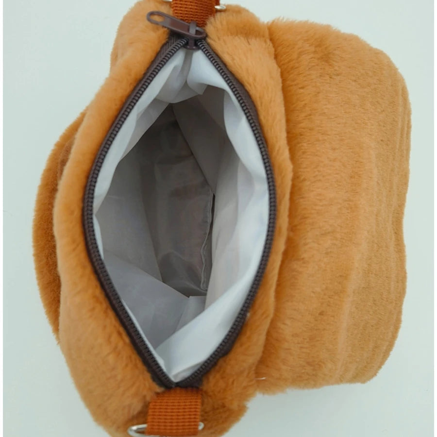 Mochila de Pelúcia Capivara | Mochila Fofa e Estilosa, Presente Criativo para Crianças e Adultos