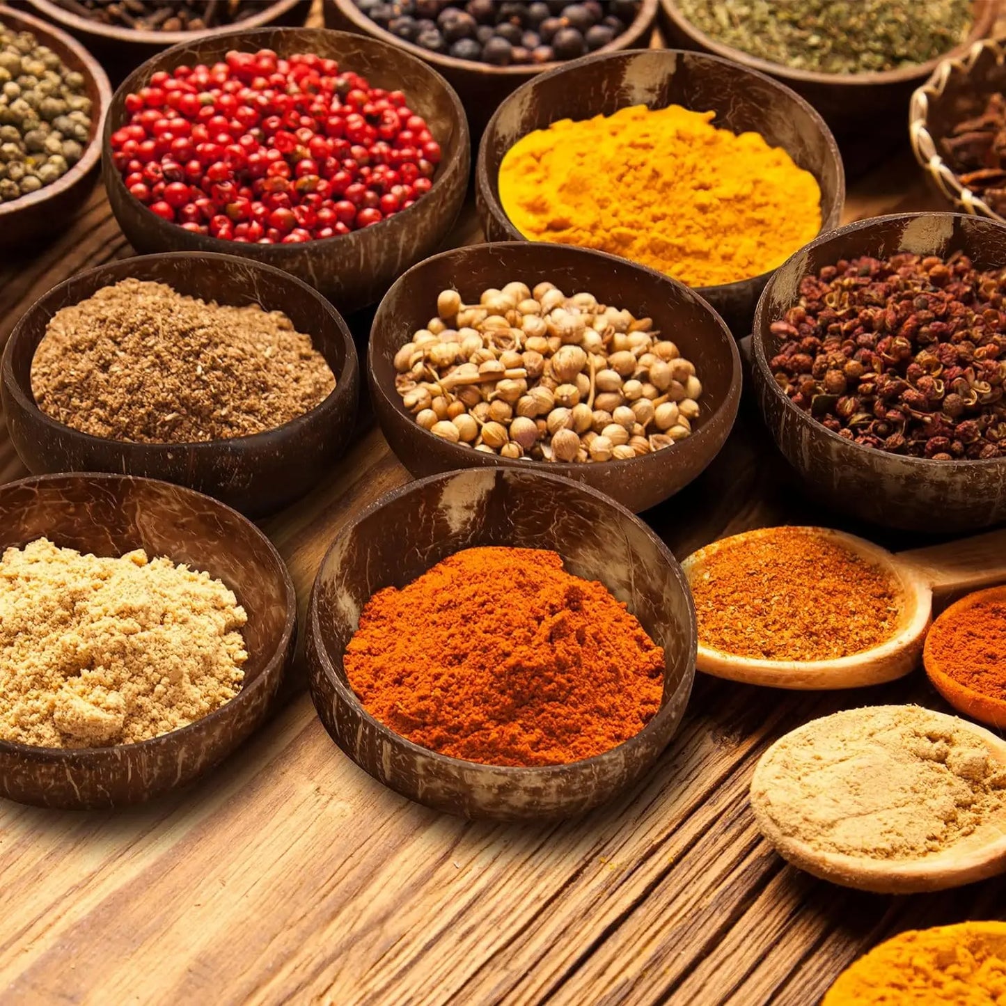 Tigelas de Coco Naturais – Estilo Rústico