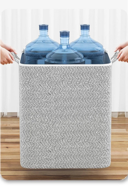 Caixa Organizadora de Grande Capacidade para Casa – Tecido Não Tecido, Ideal para Roupas, Colchas e Brinquedos