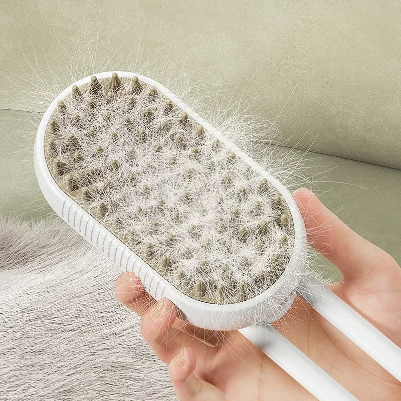 Escova Autolimpante com Vapor para Pets - FurCare Pro