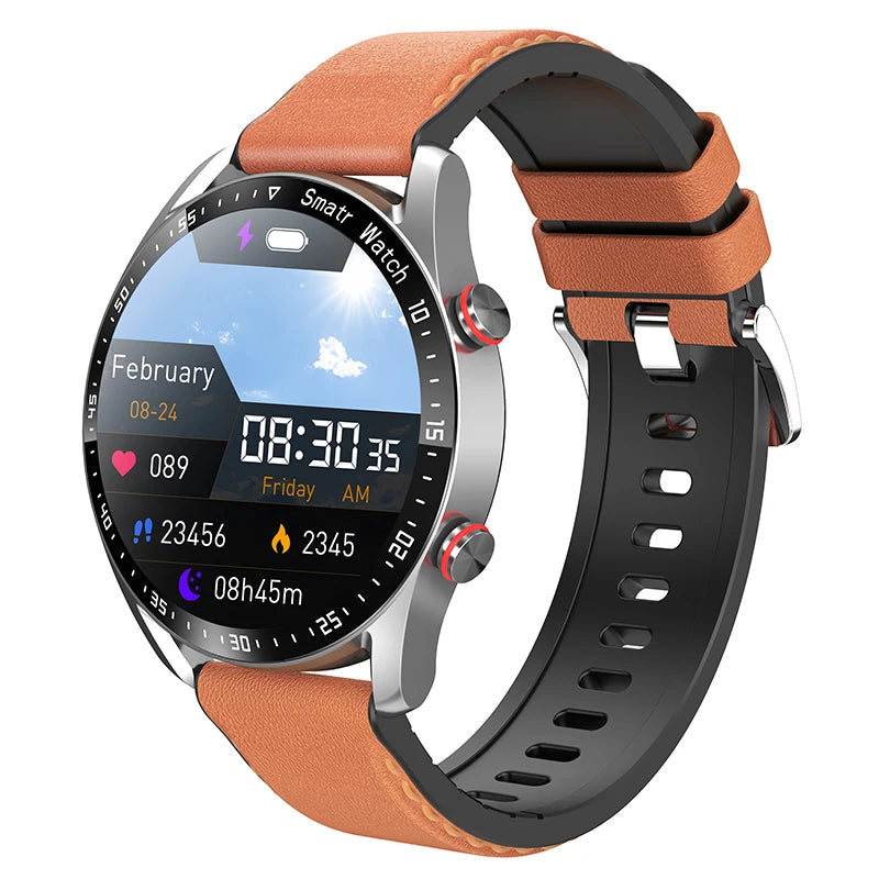 Smartwatch Masculino com ECG + PPG, Chamadas via Bluetooth e Monitoramento de Saúde – ChiBear