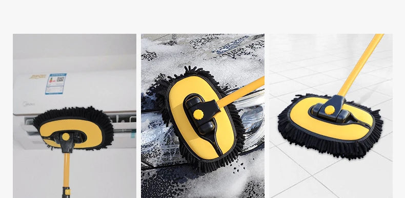 Escova Mop de Lavagem Retrátil para Carros
