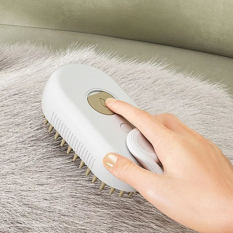 Escova Autolimpante com Vapor para Pets - FurCare Pro