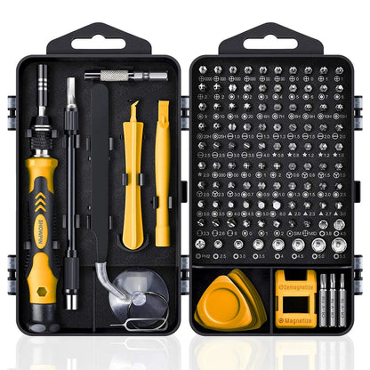 Kit de Chaves de Fenda Magnéticas WOZOBUY – 25 em 1 com Bits Torx, Philips, Tri-Wing, Y e Mais