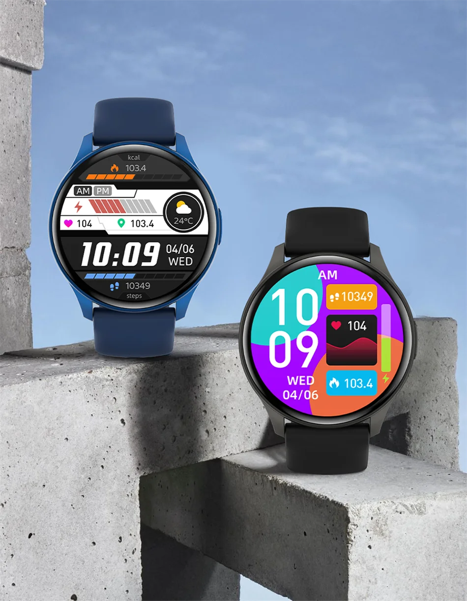Smartwatch  com Tela AMOLED 1.43", Bluetooth e Monitoramento de Saúde – Compatível com Xiaomi, Huawei, Android e iOS