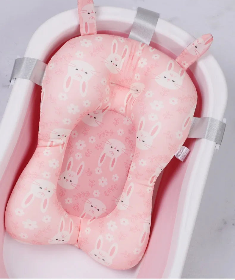 Almofada de Banho Dobrável Antiderrapante para Bebês - Conforto e Segurança