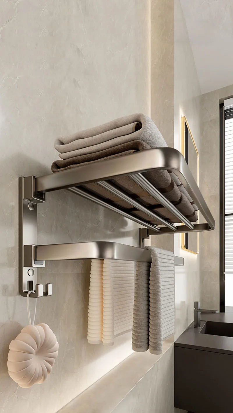 Toalheiro Dobrável em Inox com Design Moderno - FlexTowel