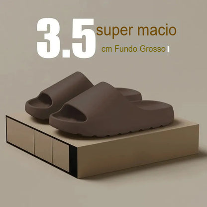 Chinelo Plataforma de Nuvem em EVA – Antiderrapante, Leve, Unissex e Estiloso para Praia e Uso Diário