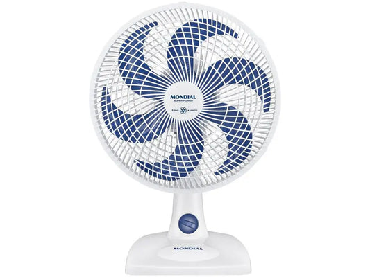 Ventilador de Mesa Mondial Super Power VSP-30-W – 3 Velocidades, Silencioso, 220V