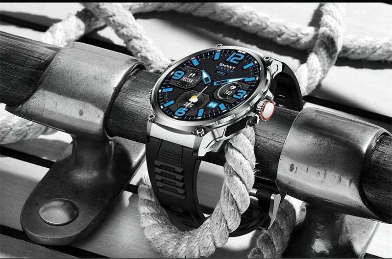 Smartwatch ChiBear – Tela AMOLED Ultra HD 1.85" | Bateria 710mAh | Chamadas Bluetooth | IP68