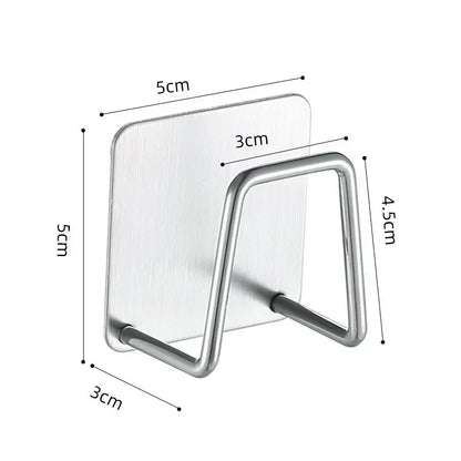 Suporte para Esponjas de Aço Inoxidável Auto-adesivo – Organizador de Armazenamento para Pia